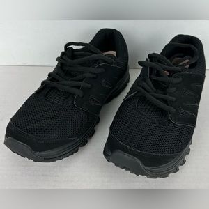 NEW MT. EMEY 9306 BLK WOMENS MESH ORTHOPEDIC WALKING SHOES BLACK LACE SZ 5.5 XXW